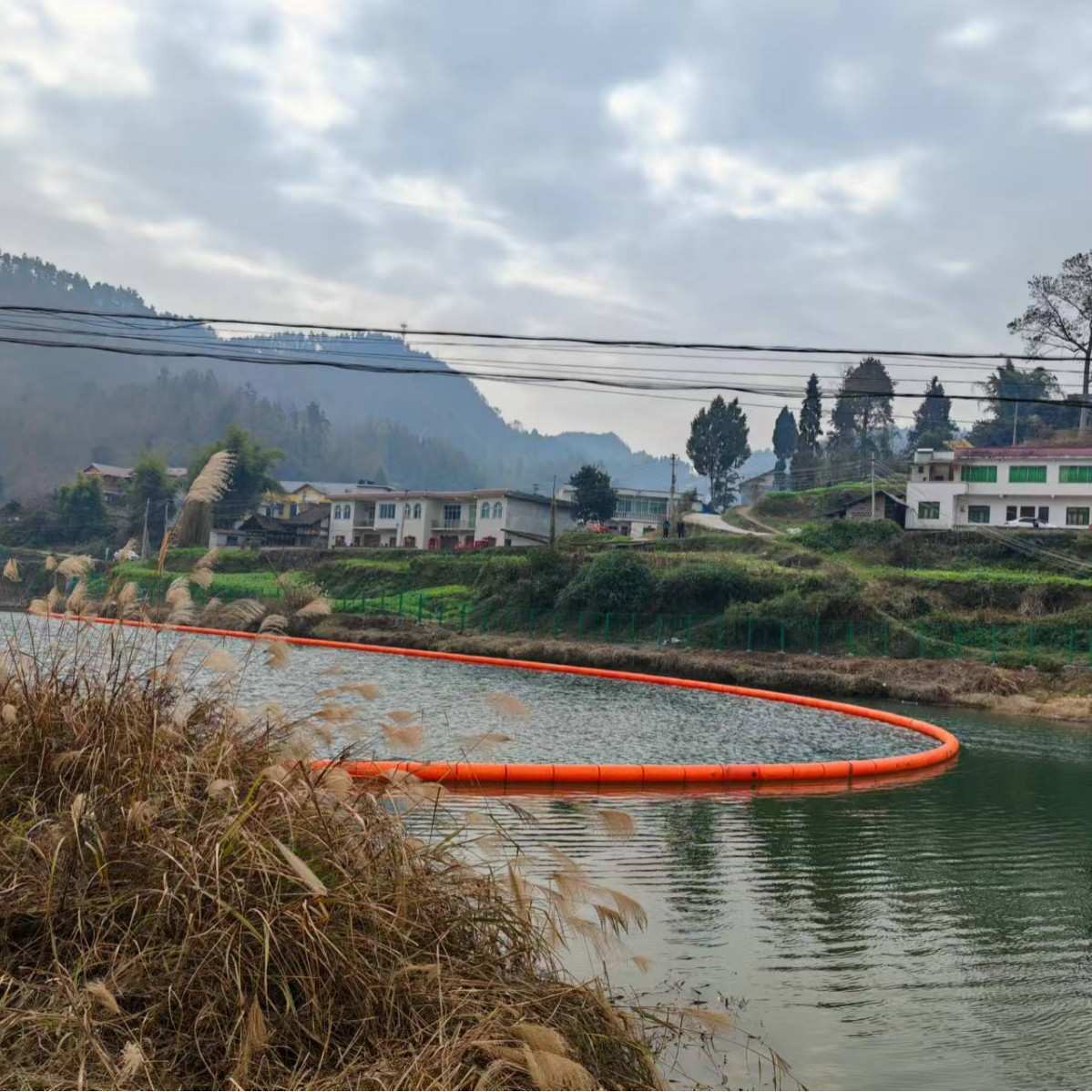 水源地库区保护区警示拦污清理水草浮筒 进水口自动升降浮体