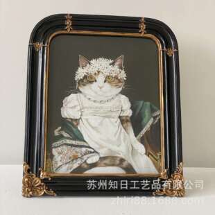 法式拱门框雕花树脂相框桌面摆台油画框组合装饰挂画树脂异形相框