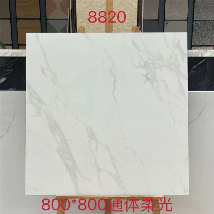 灰色通体柔光仿古瓷砖客厅卧室商铺阳台防滑地砖800*800 厨卫墙砖