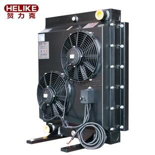 DXT风冷贺力克散热器工程车散热行走工程机械风冷24V风扇自带温控