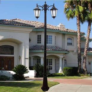 庭院灯3米双头户外led景观灯 路灯花园别墅欧式 新款 小区中式