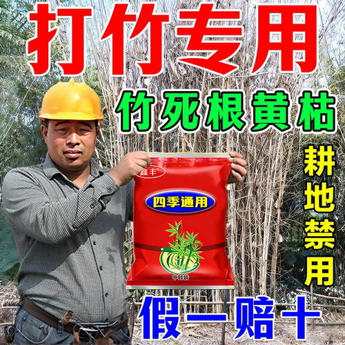 竹子连根烂杀打竹专用剂根杂草快速干枯连根清开荒老牌渗透剂介质