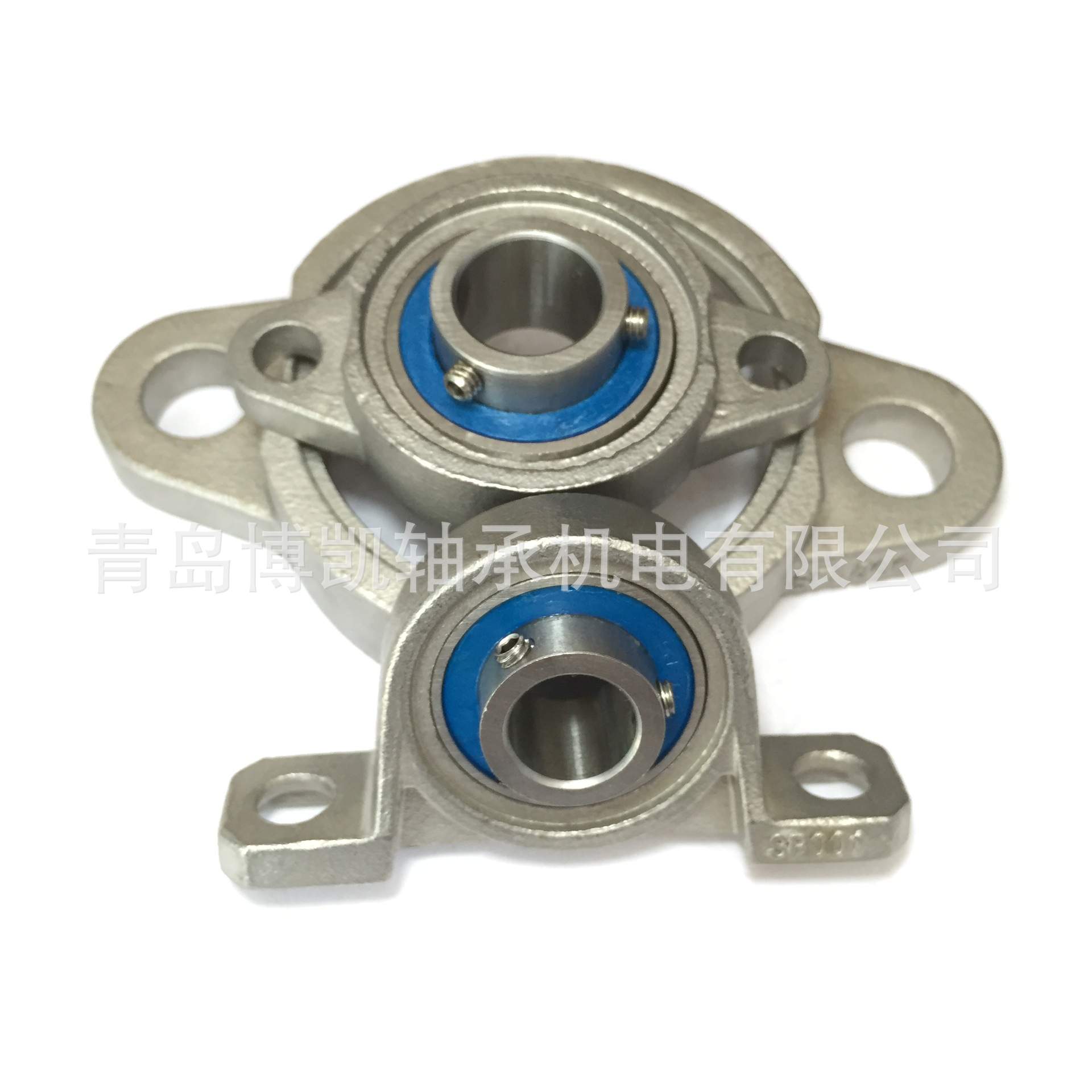 不锈钢微型带座外球面轴承SKP006内孔30mm立式轴承座现货供应