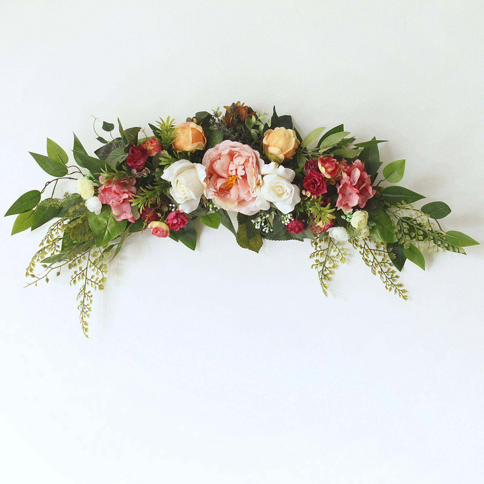 仿真花人造花春夏季花环门饰壁饰门楣花镜前花婚礼拱花西餐桌藤条,机械设备,其他机械设备,淘宝优惠券,粉丝福利购,淘宝优惠卷