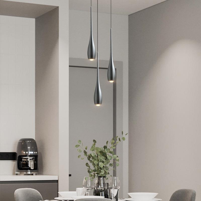 现代简约卧室床头小吊灯升降调节触摸开关轻奢客厅餐厅高级感吊灯