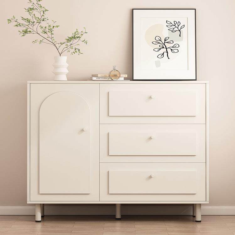 餐边柜靠墙小户型现代简约奶油风收纳柜客厅厨房家用多层茶水柜子