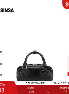 FINDKAPOOR女士25秋季复古时尚简约百搭手柄翻盖手提包MUSINSA