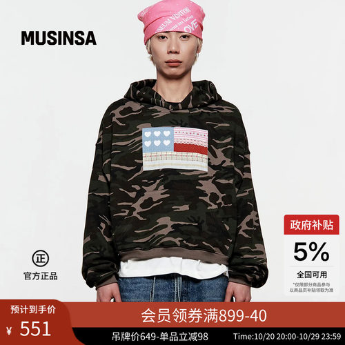 THE MUSEUM VISITOR韩国26年秋冬新品男女同款连帽卫衣MUSINSA