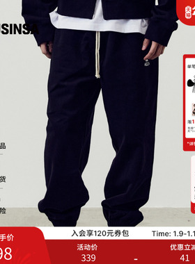 AECA韩国男女25秋季新款时尚休闲潮流四叶草长裤运动裤MUSINSA