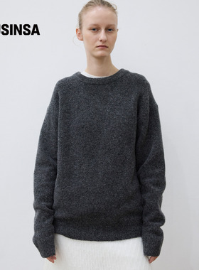 LEVAR韩国女士26春季休闲百搭简约时尚后背设计毛衣MUSINSA