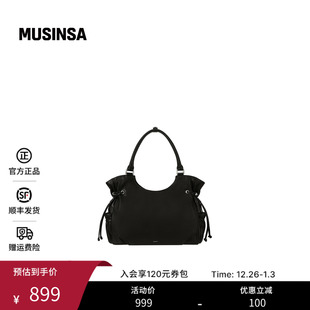 百搭金属扣件通勤布里兹包MUSINSA 时尚 STAND OIL韩国女士25冬季