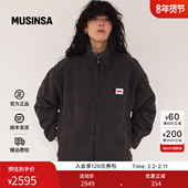 New GBYU韩国女士25冬季 休闲时尚 Symbol拉链夹克MUSINSA