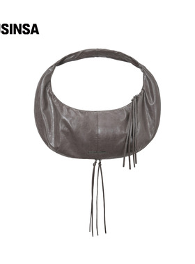 TREEMINGBIRD韩国女士25秋季时尚月牙流苏手提单肩包MUSINSA