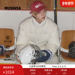 Codegraphy韩国25冬季时尚潮流通勤基本款短款羽绒服MUSINSA