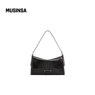 LOEUVRE韩国女士25秋季 官方亮面皮质单肩斜挎腋下包MUSINSA