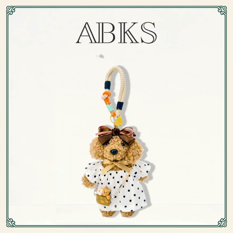 ABKS正品原创手工包包挂件图片