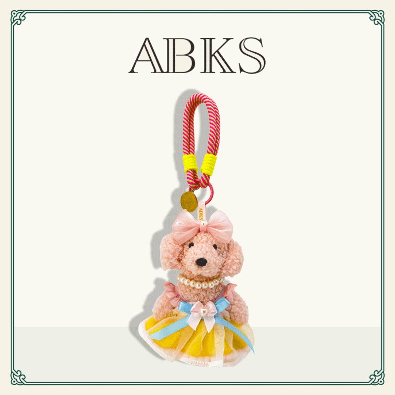 ABKS正品原创手工包包挂件图片
