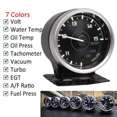 DEFI A1汽车改装OBD赛车zd多功能仪表水温油温油压转速电压涡轮表