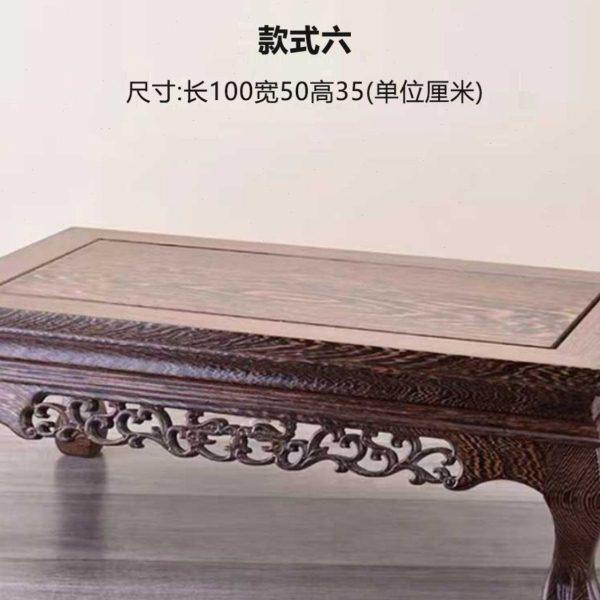 红木中式炕桌鸡翅木实木炕几矮桌家用飘窗小桌子榻榻米阳台茶台