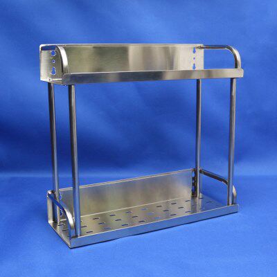 置物架不锈钢卫生间置物架 沥水收纳层架厨房用具调味料架包邮