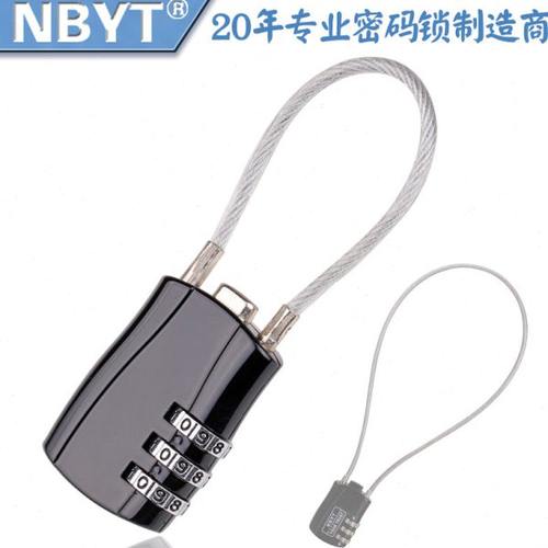 长梁密码锁健身房更衣柜旅行箱包锁钢丝锁宿舍抽屉迷你小密码挂锁