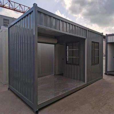 全新集装箱门卫室 大波纹箱门禁员工通道 住人值班办公室活动房