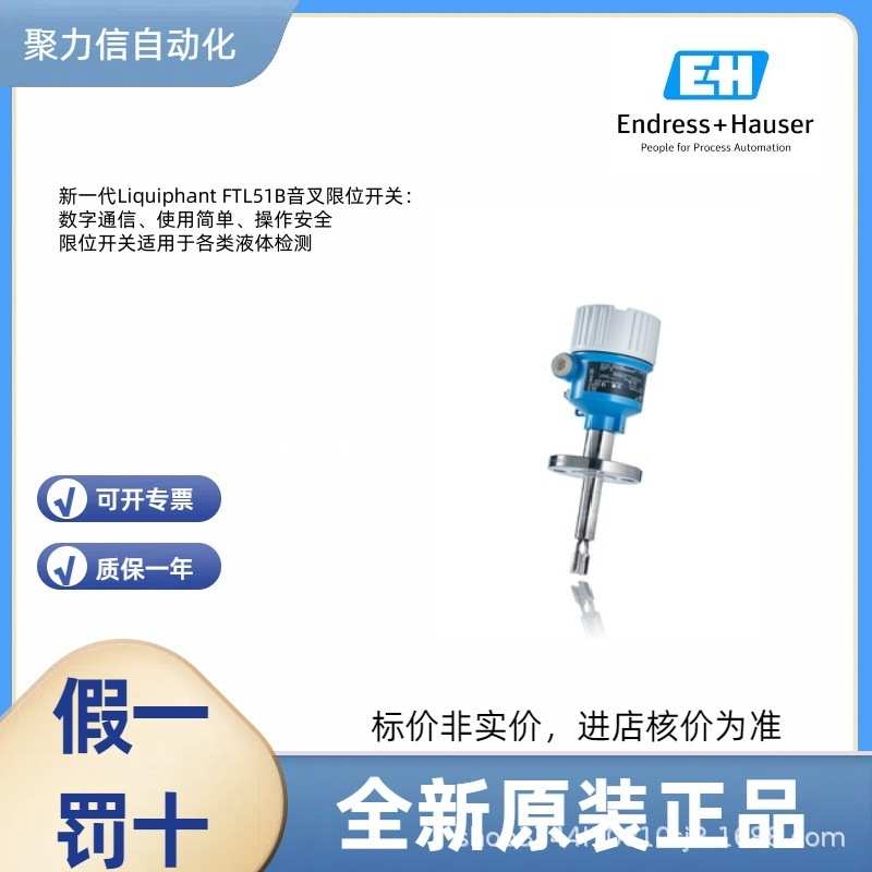 FTL31-AA4M2AAW5J 恩德斯豪斯E+H 音叉液位开关 压力变送器 电极