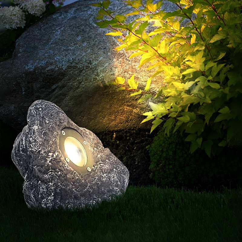 led户外仿石草地灯庭院景观灯防水造型灯花园别墅装饰草坪灯射灯