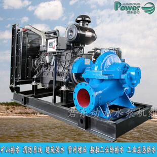 农田灌溉双吸中开泵 矿山排水泵 泵房管道试压增压泵消防水炮测试