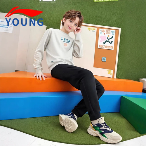 李宁青少年男童秋款时尚休闲卫衣