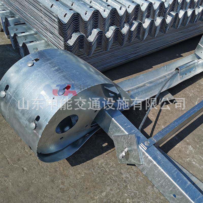 板喷塑护栏厂家现货Q2端35交通设施buffer端防撞护栏高公路双波护