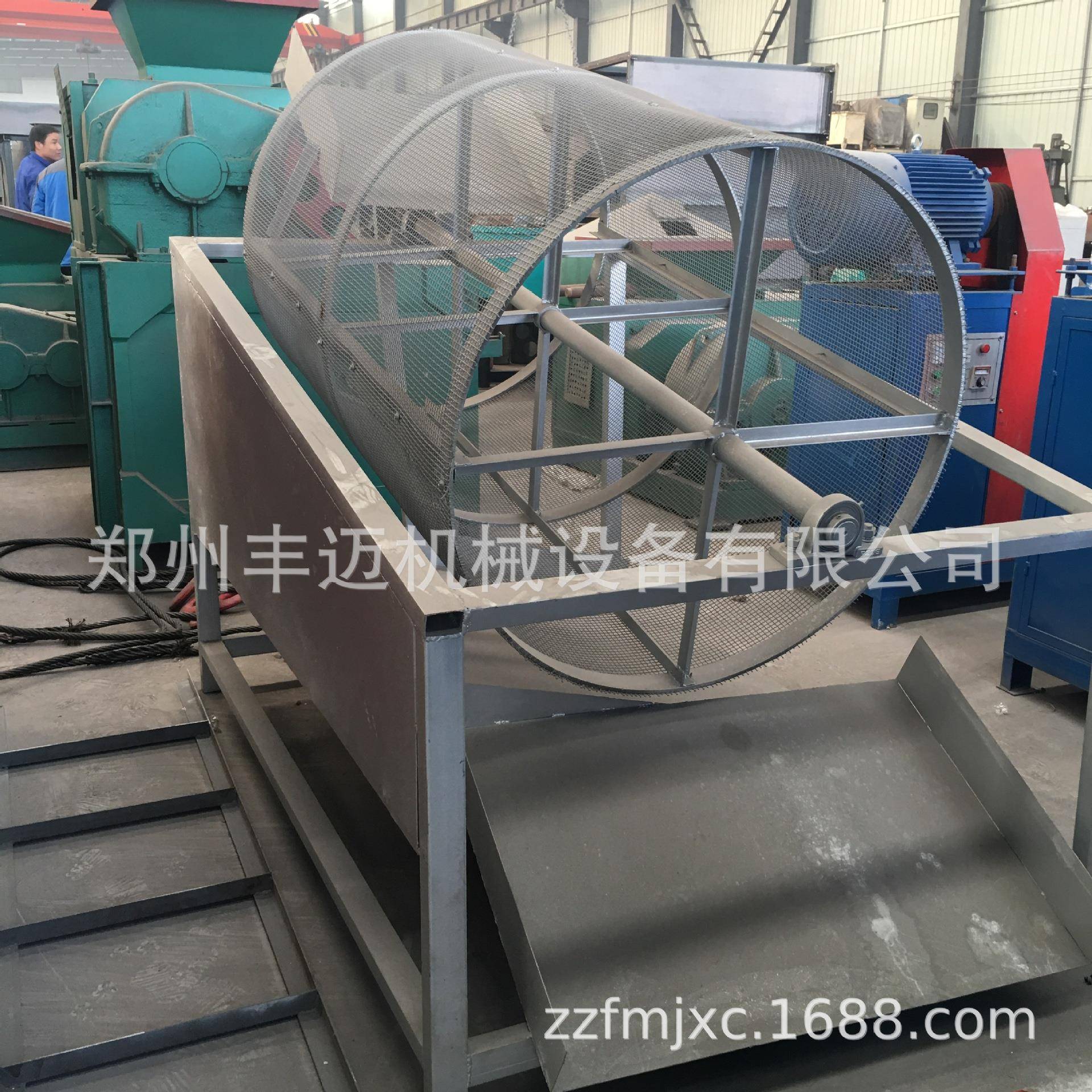 屑0820型小型木粉滚筛分机工末业用锯木滚筒筛1.5米筛分筒设备
