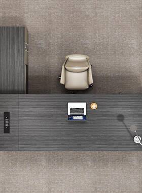 轻奢老板桌办高公桌组合办公室桌档经理主管公总UTK椅裁大班台办