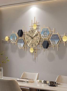 代简约钟表装饰客现厅时尚时钟50439大创意奢家用艺气术静音轻挂