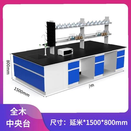 SY-4848全钢验验台实验室边台桌工作台操作台实钢木实台化学通风