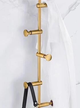 轻奢全铜挂衣墙孔上壁卧挂衣帽架VRC个性创意架衣服挂钩免打挂衣