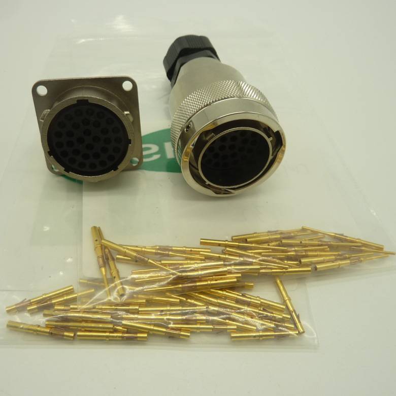 PT06E-18-32P卡口防水连接器配套PT02E-18-32S航空插头32P接头