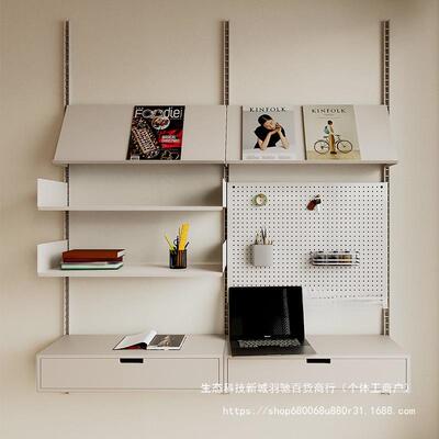 墙创展意洞洞板示架家用墙上置物架客厅挂书NJI架列可调节简易陈