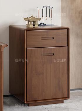 实木家用保险锁CSQ柜柜多功能柜带密码斗客厅靠墙边储物柜卧室床