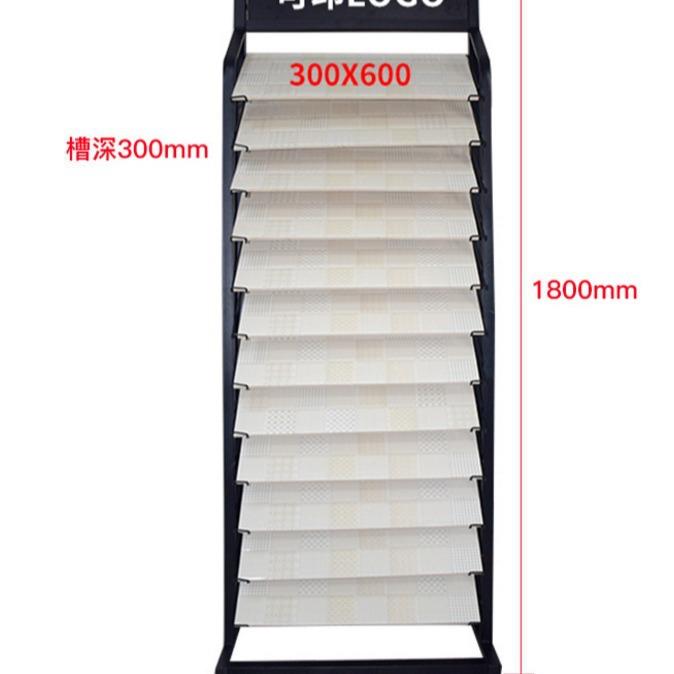 瓷子砖展架CX300陶瓷架木制地货放瓷砖样品板600立式展示架集成架