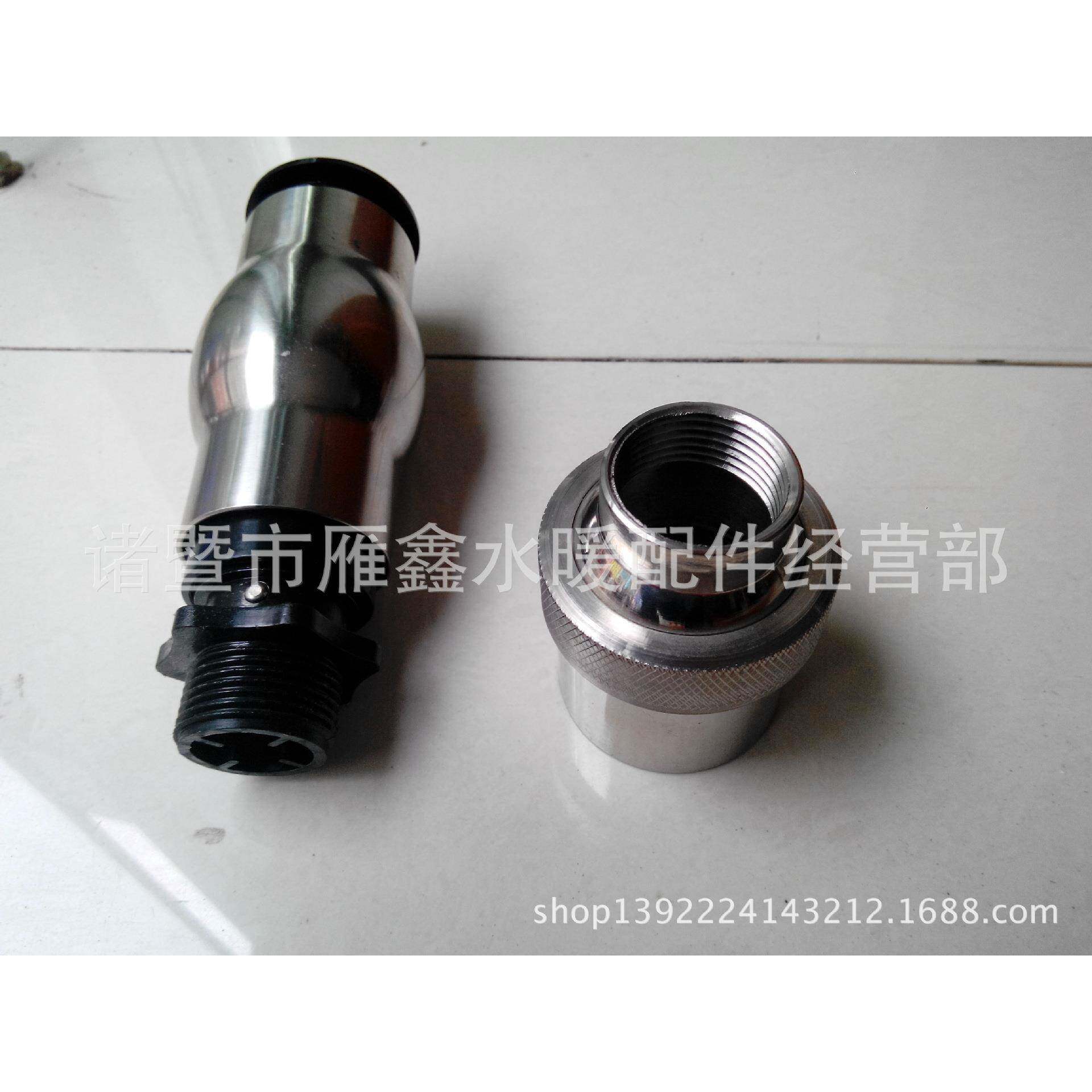 欧冰玉柱头万向水可调沫式不锈钢柱喷泉喷79176欧式玉柱泡喷头