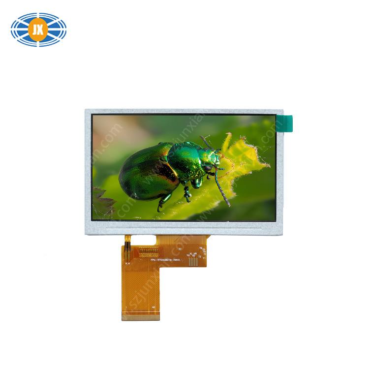 4.3C寸LCD摸屏800*48高清显示屏带TP电容触触控工业VHP0品质现货