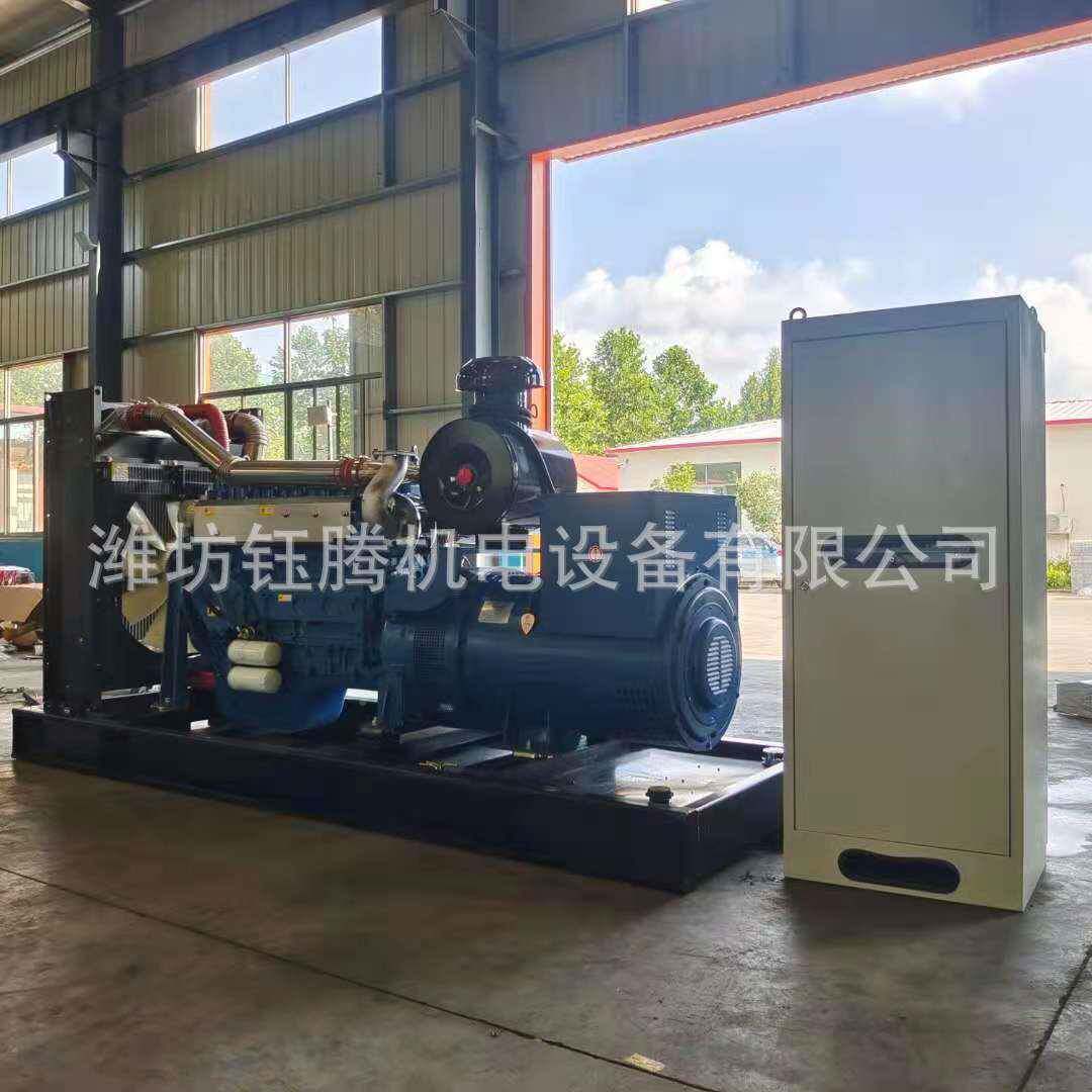 潍柴30发0千瓦双电机源全自动切换电机300kw组急工地应备用发电组