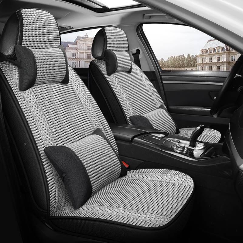 雪铁龙天逸c5爱舍c4世嘉无品牌/l4cc6汽丽车座套春夏季冰丝全包小