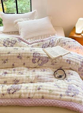 兔兔绒豆WNB被子豆冬被芯20褥25新款保暖棉被被宿舍单人春秋磨毛