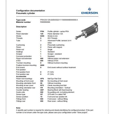 AVENTICS安驰拉杆气缸ISO1552,系列T2RB-08234沃30988054报价快