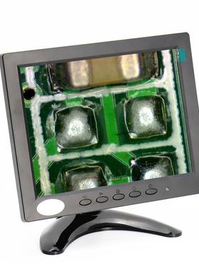 高清8寸液晶显示工业显M微镜显示VGAA器VHDIBN屏C四合544一接口