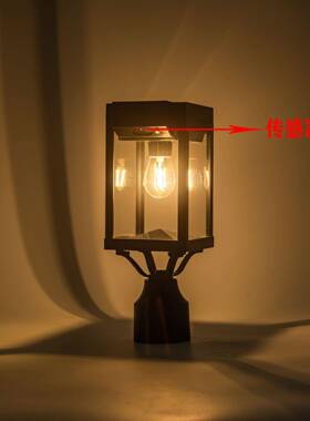 货YFR源阳能壁灯户别太墅花围墙门园前过道复古外防水壁灯