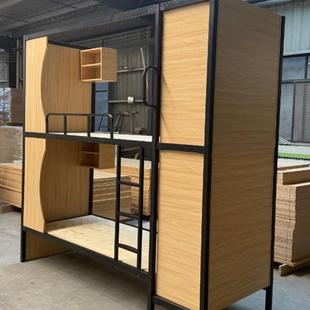 青旅民宿双太空舱上下床学生宿店舍公寓床酒下铺层CNV上床实木