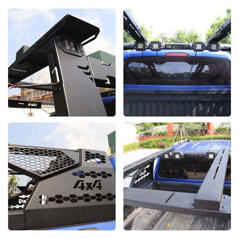 长炮乘用商用越野版皮卡改装龙灯架带防翻滚碳723门素钢城拓展置